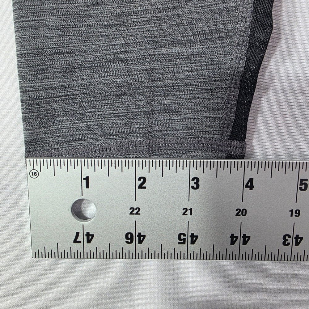 NEW Nike Pro Dri-FIT Womens Training Crop Leggings Grey Black XS - Picture 6 of 11